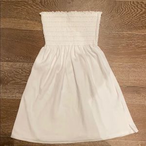 Juicy Couture White Strapless Dress Velour Size S